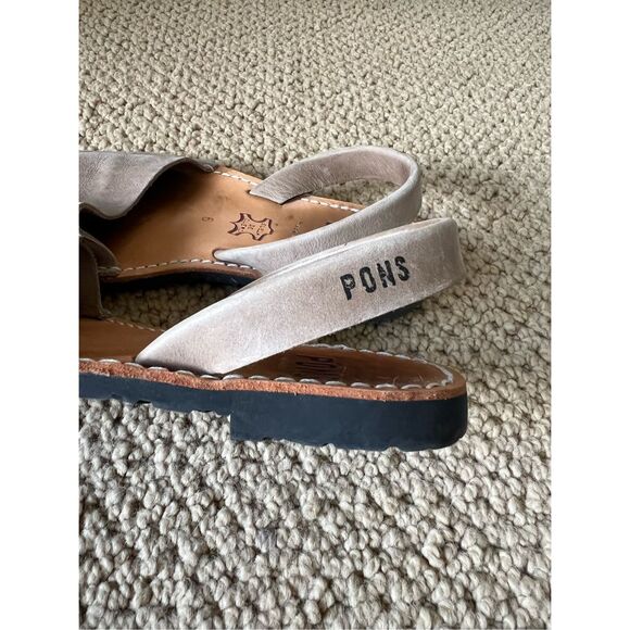 Pons Avarcas Sandals in Taupe - Picture 2 of 4